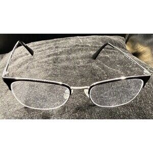 Vogue Eyeglasses, Frames Only, VO 4144-B 352, 51-18-135, Metal, Black, Half-Rim